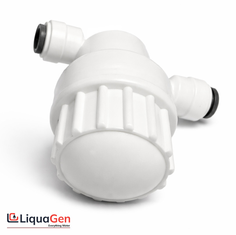 LiquaGen 1/4" Pre Filter Strainer 150 Micron RO Booster Pump Sediment gallery