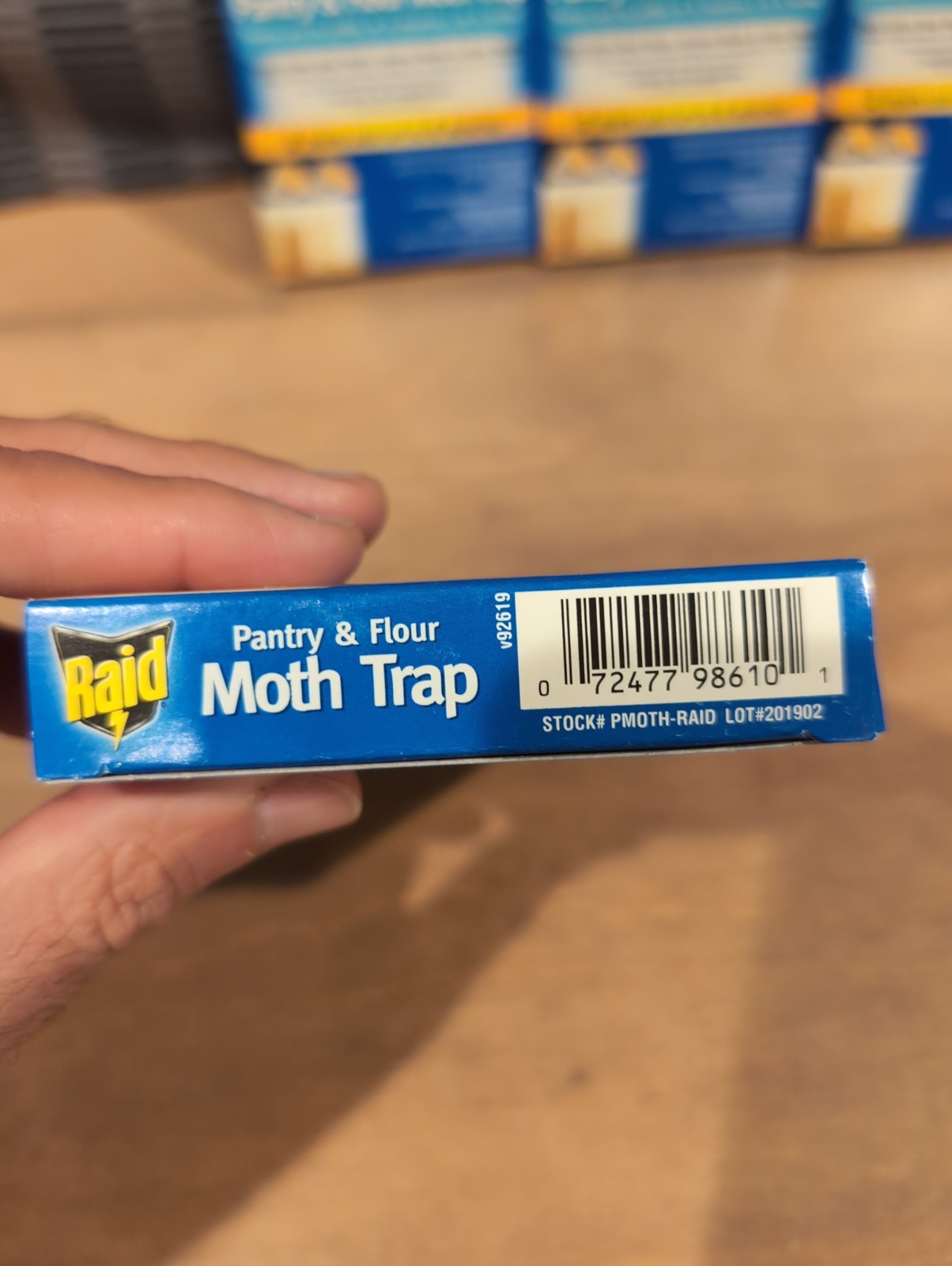 4 Boxes Raid Pantry & Flour Moth Traps. Lasts 6 months. No Insecticides. 8 Total gallery