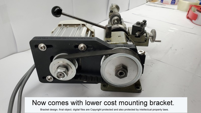 Emco Unimat Lathe 550W Variable Speed Spindle Motor Upgrade with reverse gallery