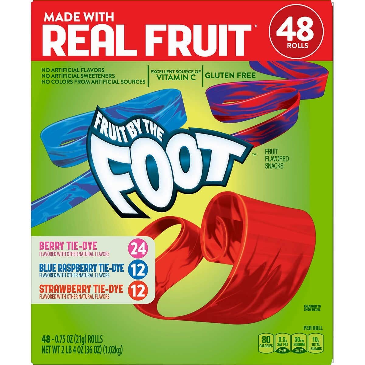 Fruit By The Foot, Variety Pack, 0.75 Ounce (48 Count) gallery