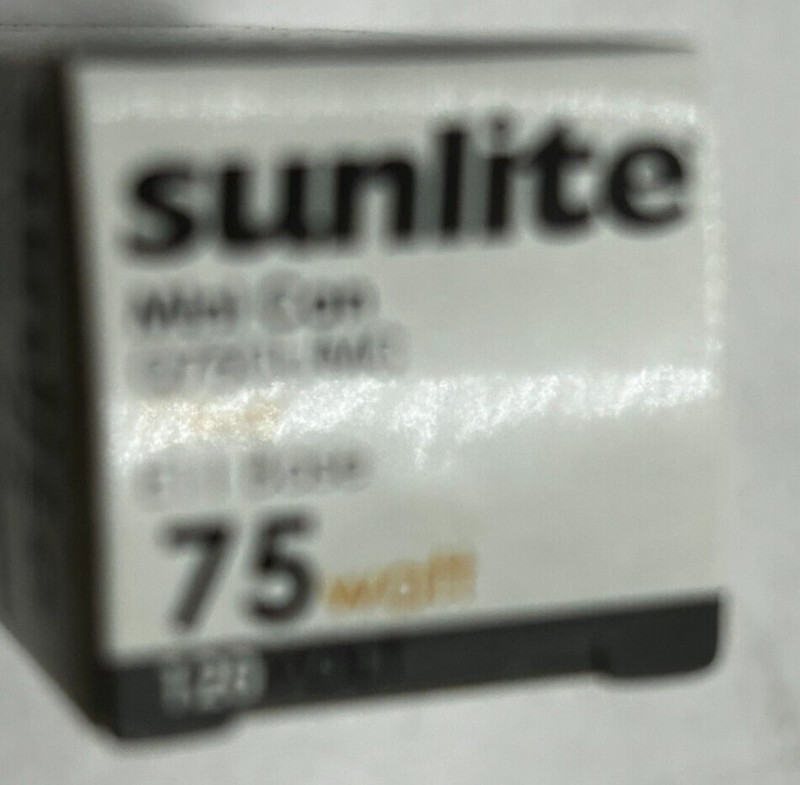 Sunlite 03085 Q75CL/MC T4 BULBY 75W-E11 Base CLEAR 120V🔔 gallery