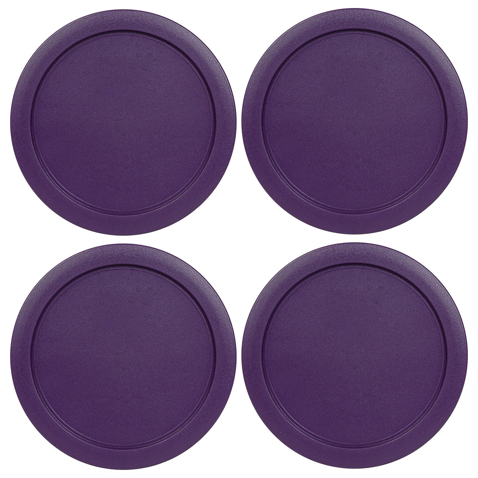 Replacement Lid for Pyrex 7-CUP Storage Cover 7.5" 7402-PC PURPLE (4-Pack) gallery