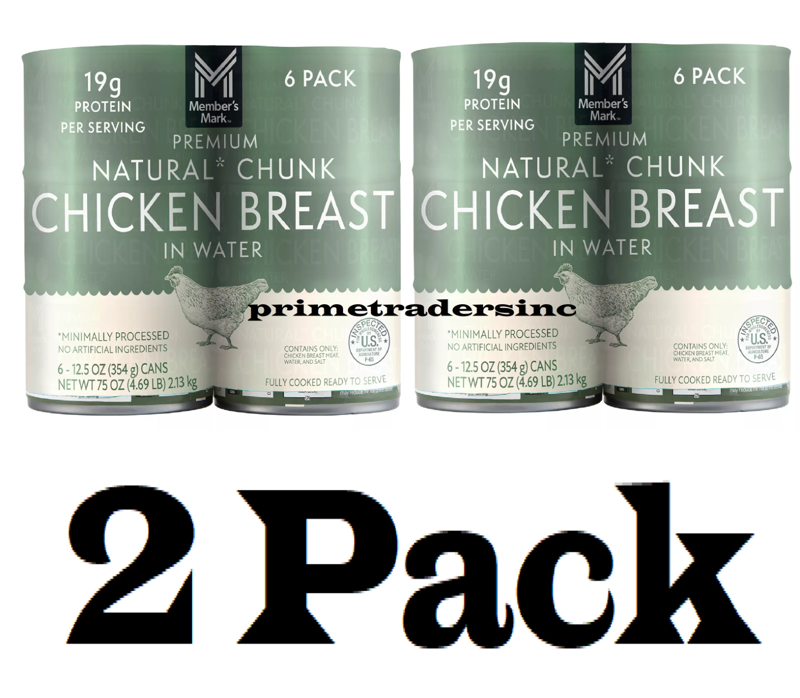 2 Pack - Member'S Mark Premium Chunk Chicken Breast 12.5 Oz., 6 Ct. gallery