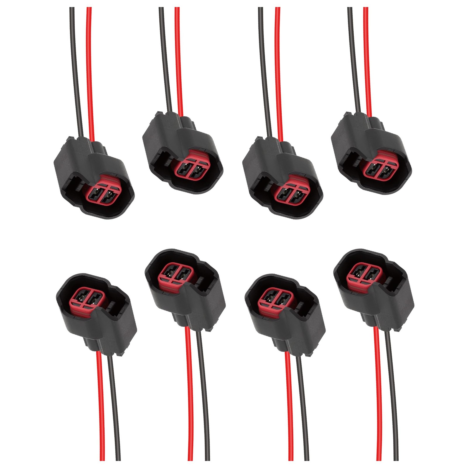 8 PCS Fuel Injector Connector Pigtail,Fuel Injectors Set of 8 Replace 8PCS gallery