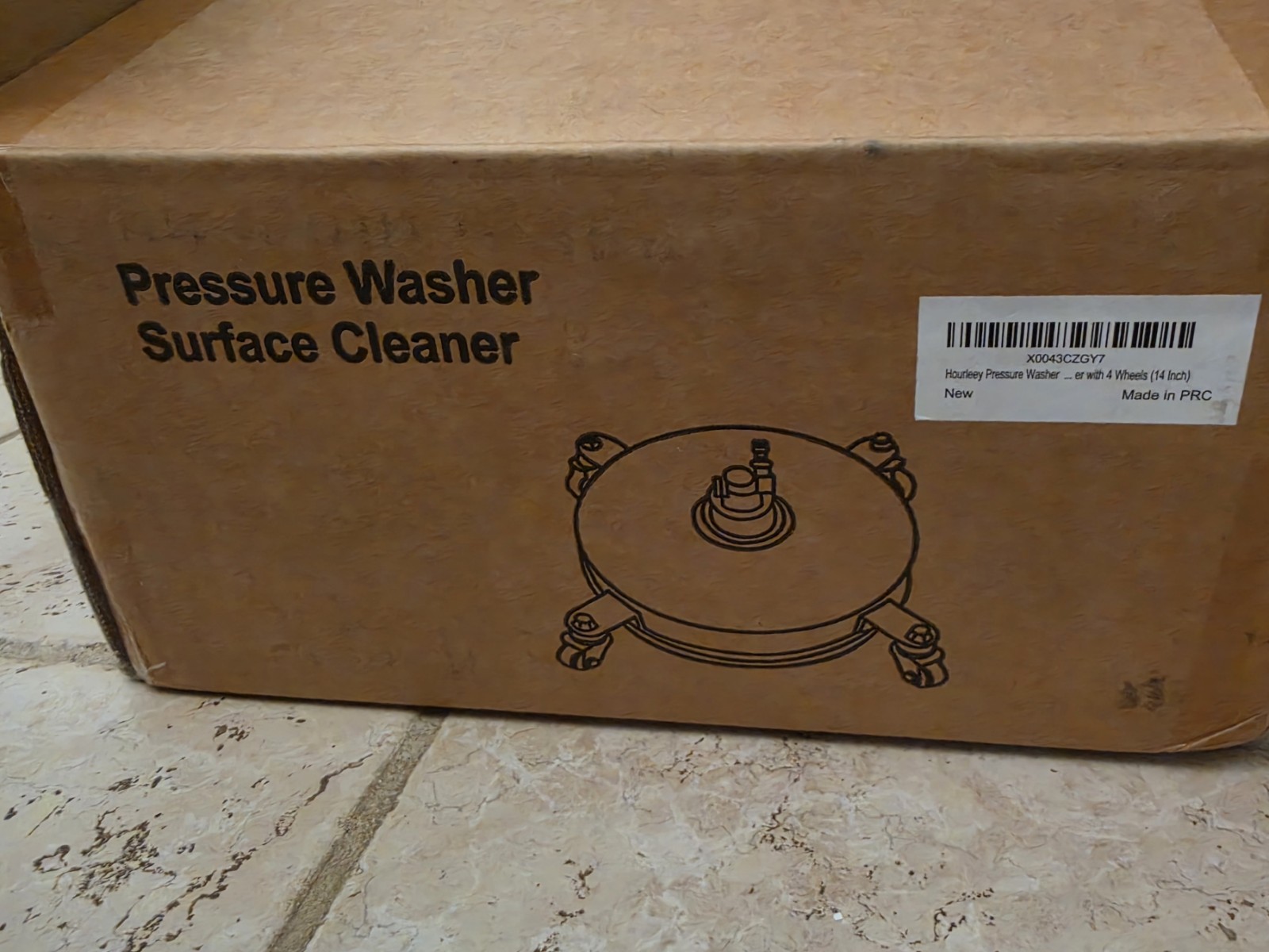 14" Surface Cleaner with 4 Wheels, Pressure Washer, 4000 PSI ~New In Open Box gallery