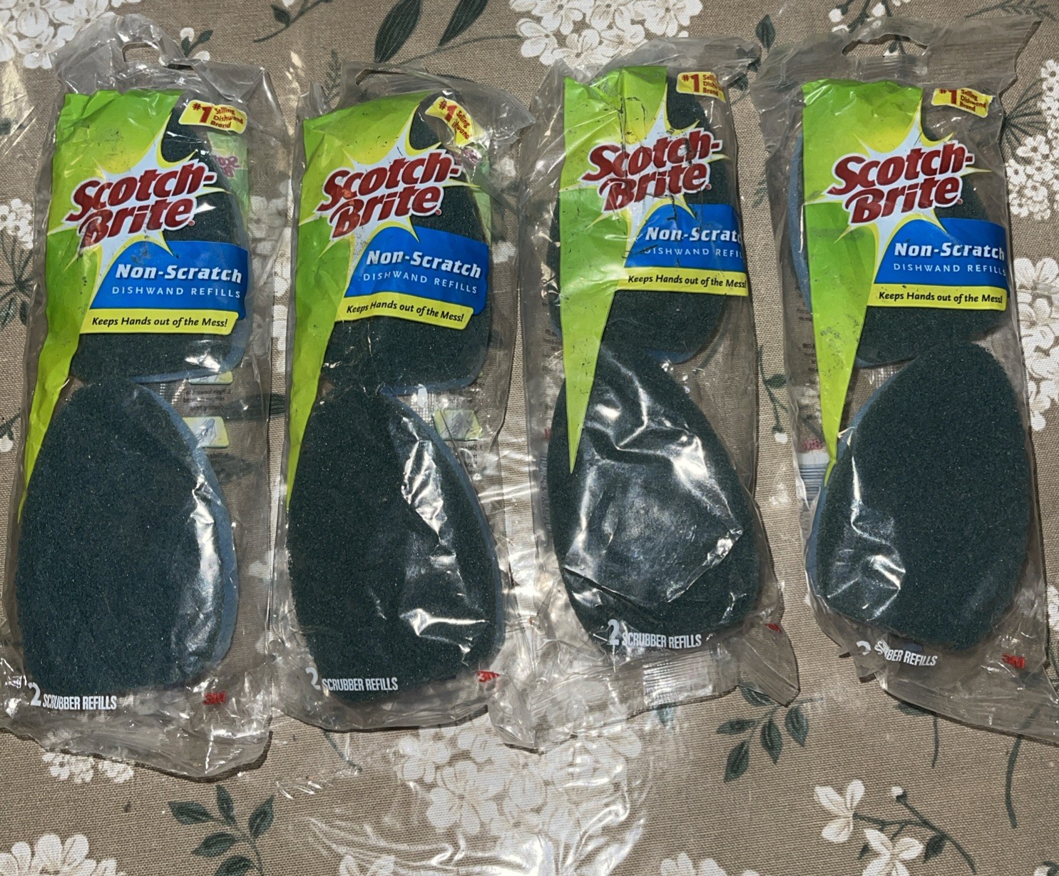 Scotch-Brite Non-Scratch Dishwand Refills 2 Pack Lot Of 4Packs New Sealed gallery