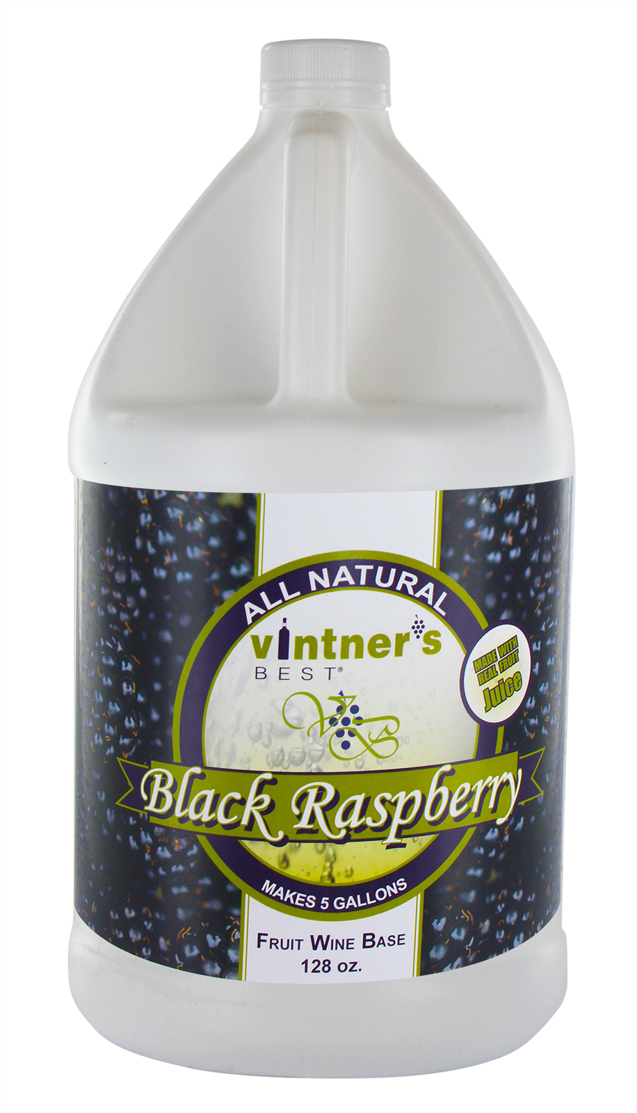 Vintner's Best Black Raspberry Fruit Wine Base-128 oz. Jug gallery