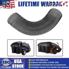 8″Width Lawn Leaf Vac Vacuum Grass Catcher Bagger Flexible 42″ 46″Hose Universal