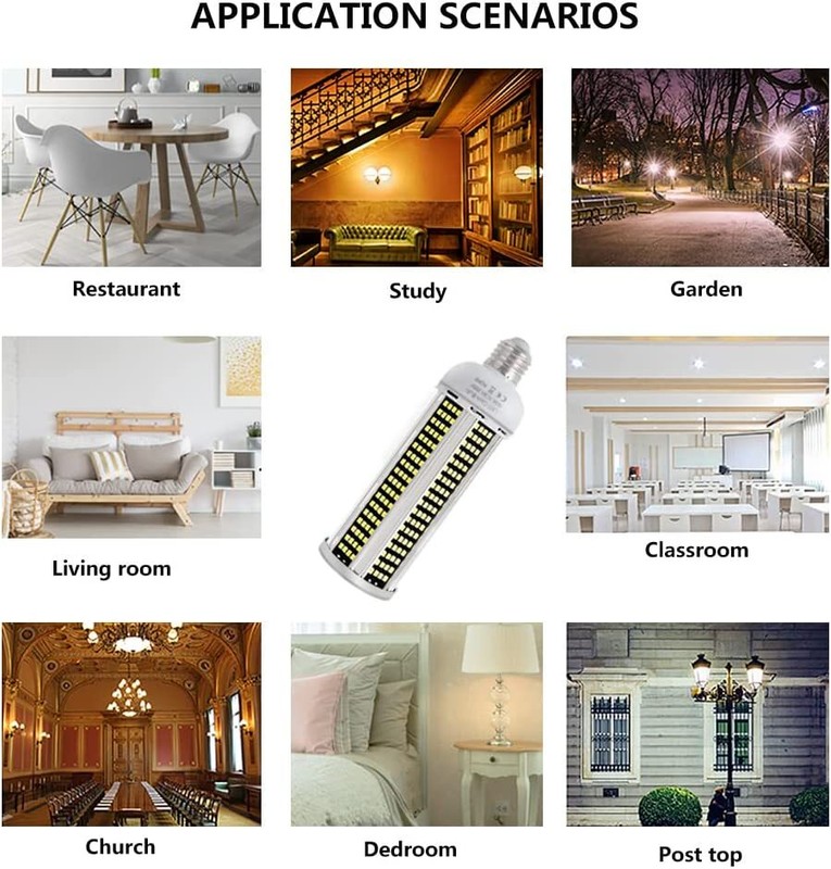 600W Equivalent LED Corn Light Bulb 60W 7000Lumen 5000K Cool Daylight White E26 gallery