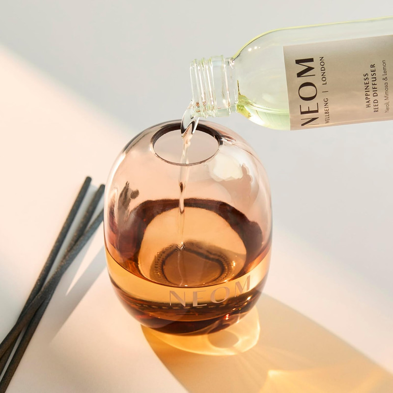 NEOM Happiness Reed Diffuser, 100Ml | Neroli, Mimosa & Lemon I Lasts 12 Weeks I gallery