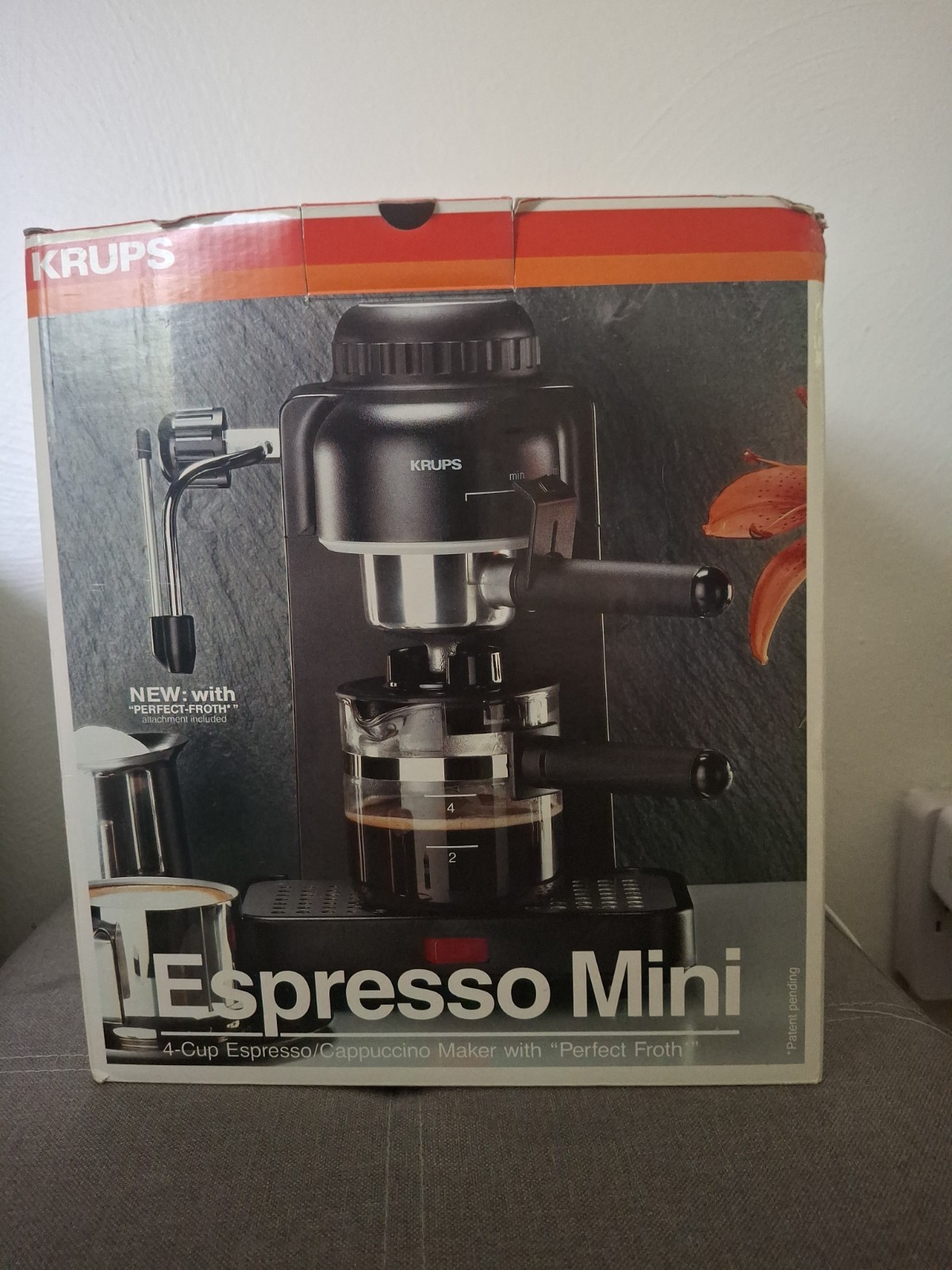 Krups Mini Espresso Cappuccino Maker Frother Attach. 963 Black Complete Used 1x gallery
