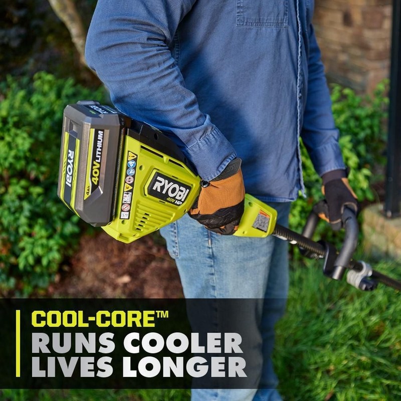 RYOBI 40V Lithium-Ion 4.0 Ah Battery gallery