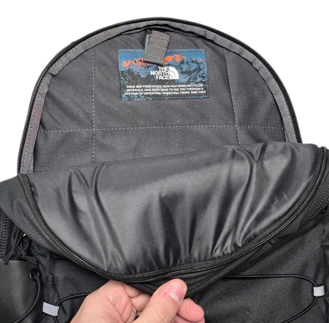 The North Face Borealis Black & Rose Gold Backpack Flexvent Padded Adjustable 3