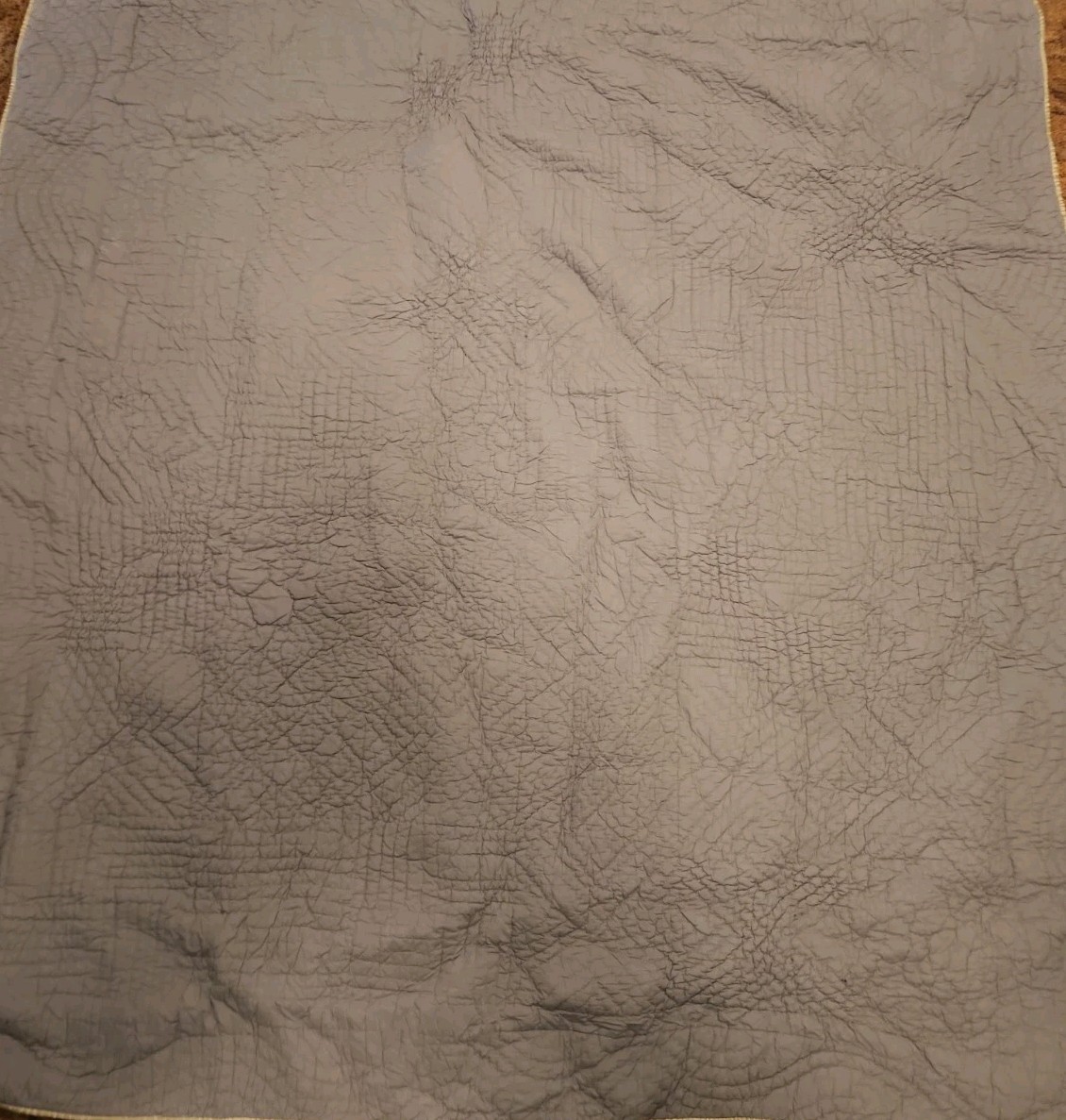 Classic Brown White Thick Patchwork Queen Size? Quilt Size 86" x 79" gallery