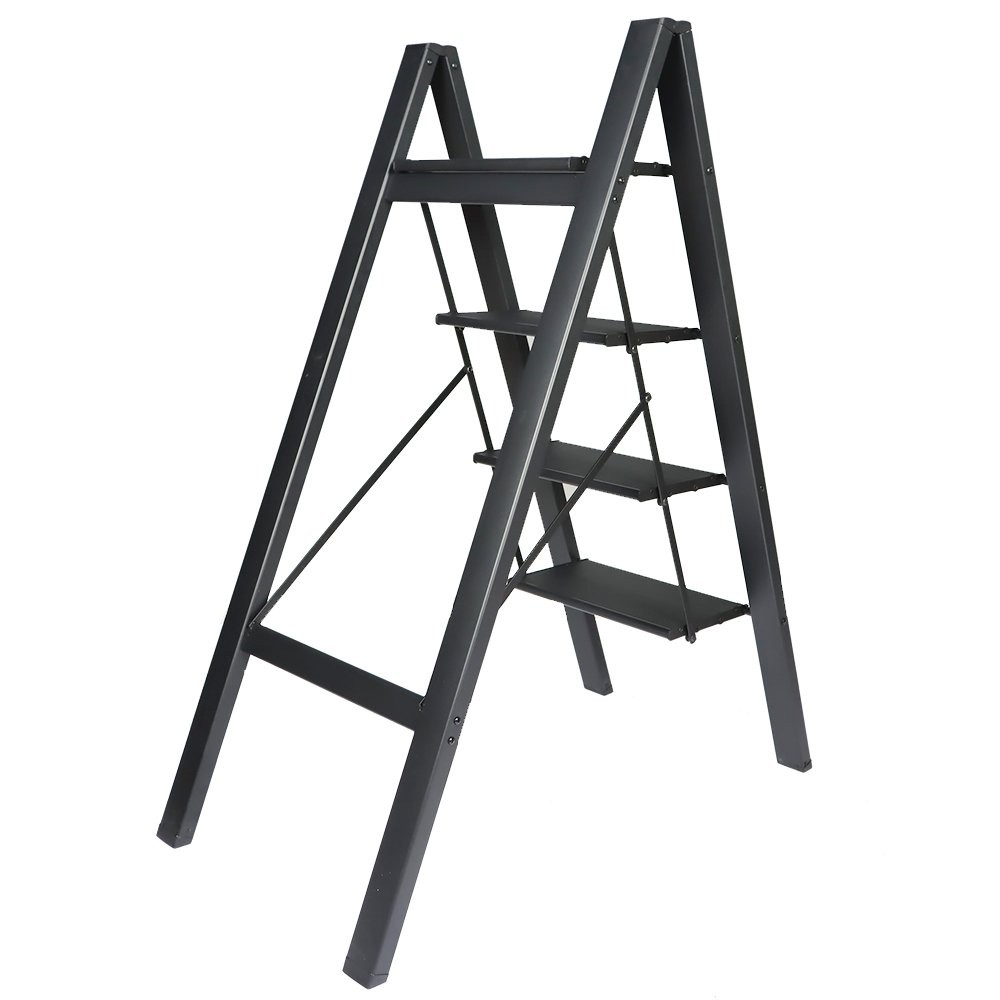 Fold Step Stool with Wide Anti-Slip Carbon Steel Portable Lightweight Ladder gallery