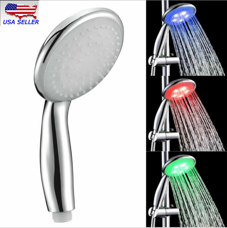 TECHTONGDA 1 PC 7 Colors Changing LED Shower Head for Household Hot Sale gallery