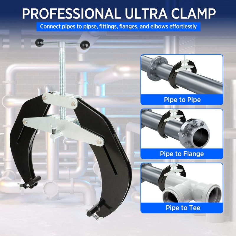 5 12in Steel Pipe Alignment Clamp Tool gallery
