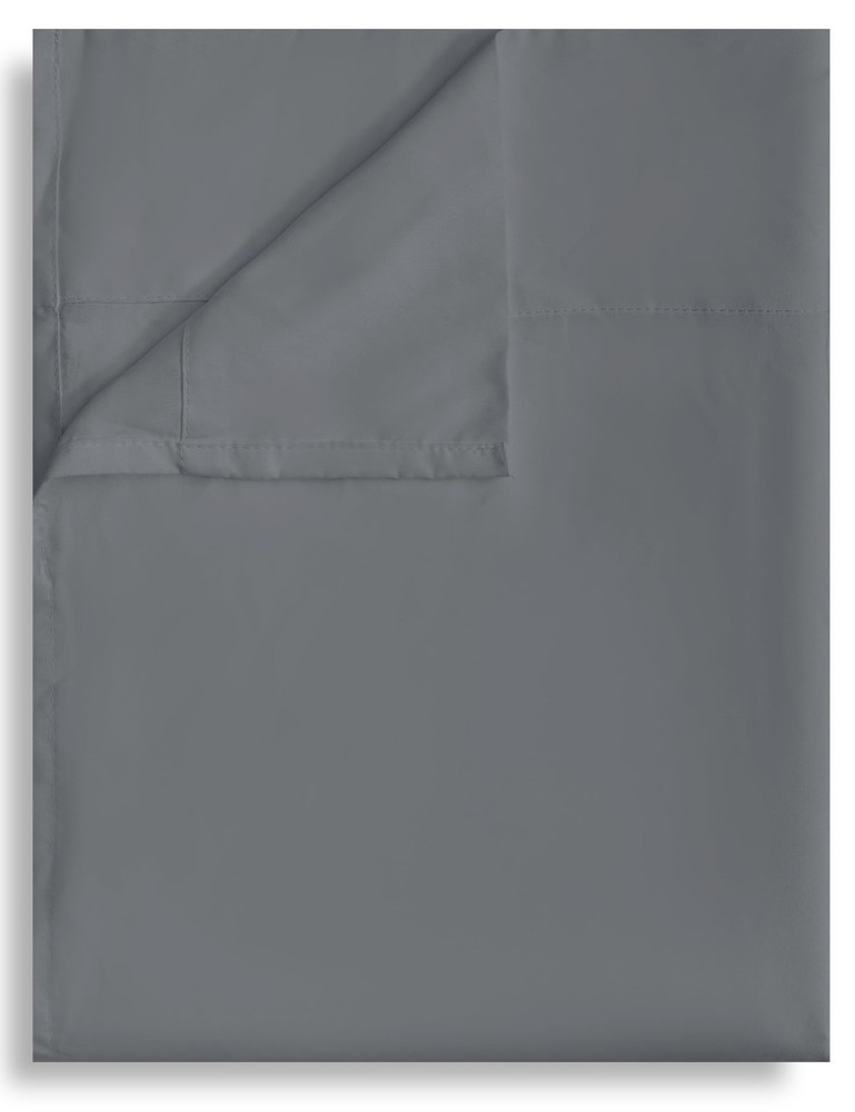 King Flat Only, 1 Pack Top Bed Sheets, Soft Breathable Brushed Microfiber Col...