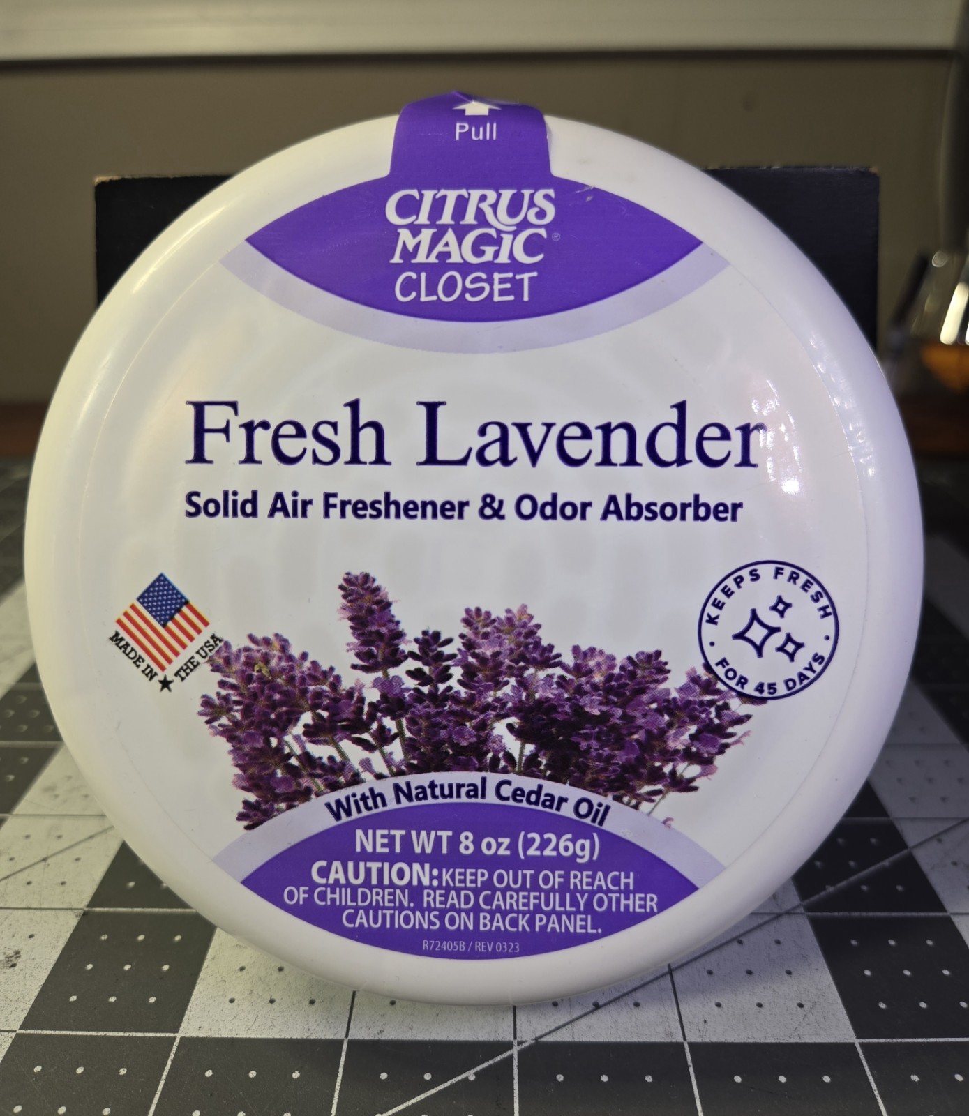 CITRUS MAGIC LAVENDER Burst Solid Air Freshener Odor Absorber ~ Last 8 Weeks 8oz gallery