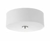 Progress Lighting Inspire Collection 13" Flush mount Light with Linen Shade 17W gallery