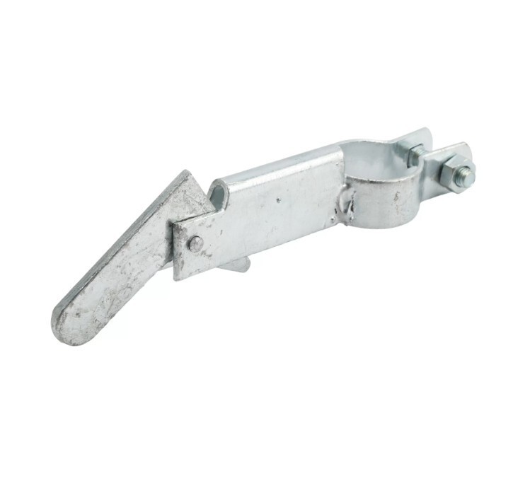 Chain Link 1 5/8" or 2" [1 7/8" OD] Duckbill Gate Holdback (Pressed Steel) gallery
