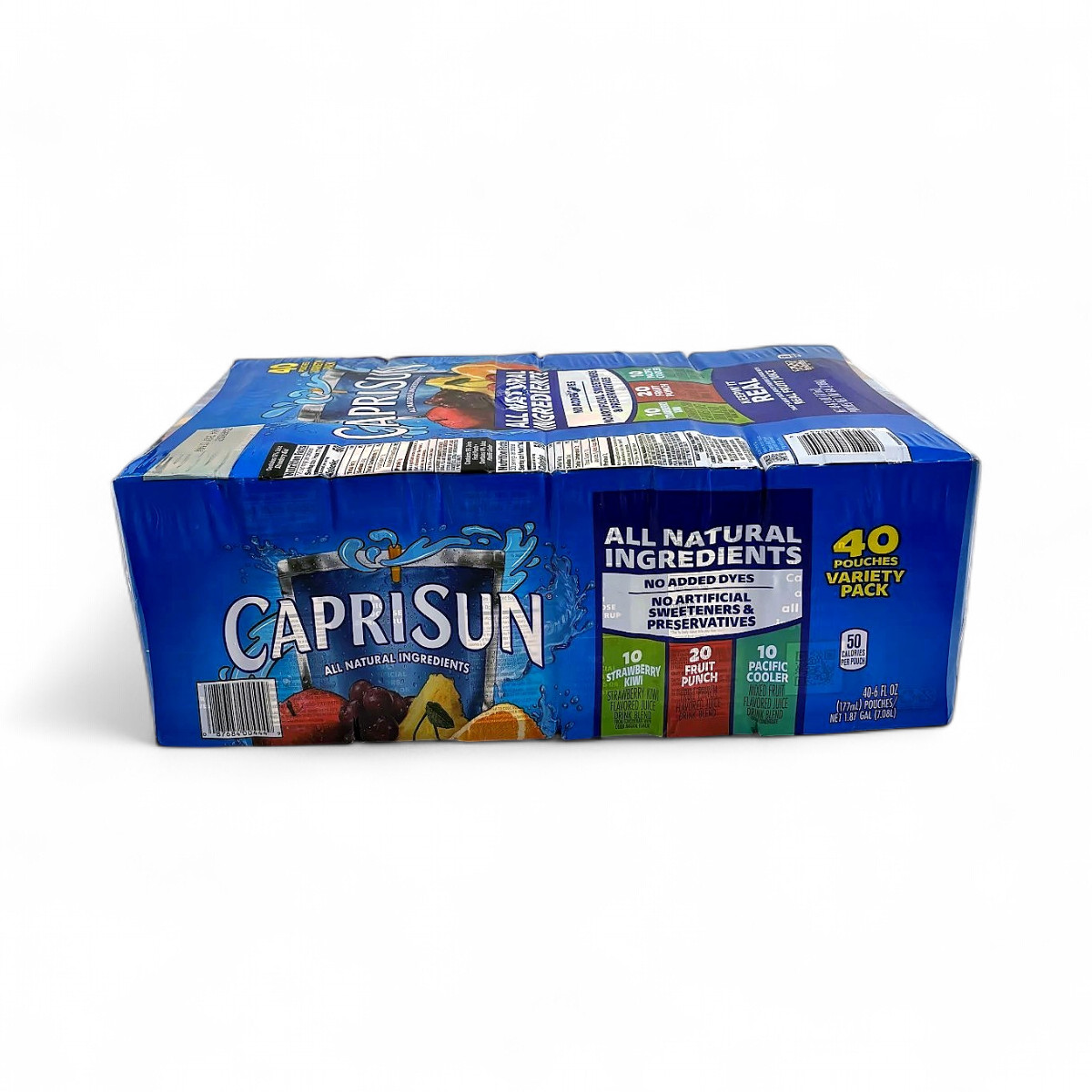 CapriSun 40-Pouch Variety Pack Strawberry-Kiwi Fruit-Punch Pacific-Cooler 6fl oz gallery