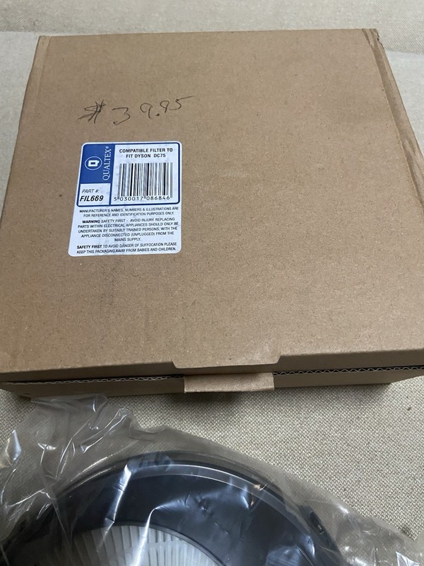 Dyson DC75 QUALTEX FOR DYSON COMPATIBLE FILTER TO FIT DYSON DC75 PART #FIL669 gallery