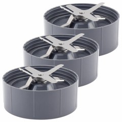 3 Pack Extractor Blades Replacement for NutriBullet 600W 900W NB-101B NB-101S