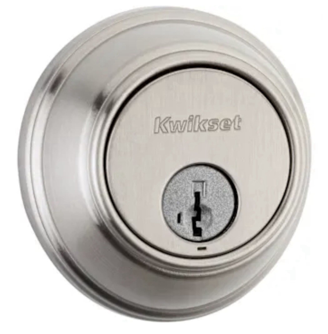 2 Kwikset 817 Series Key Control Satin Nickel Single Cylinder Deadbolt Smart Key gallery