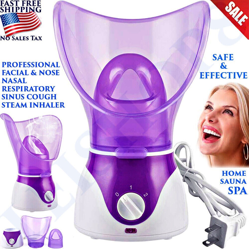 MULTI FUNCTIONAL FACIAL & NOSE NASAL RESPIRATORY SINUS COUGH SPA STEAM INHALER gallery