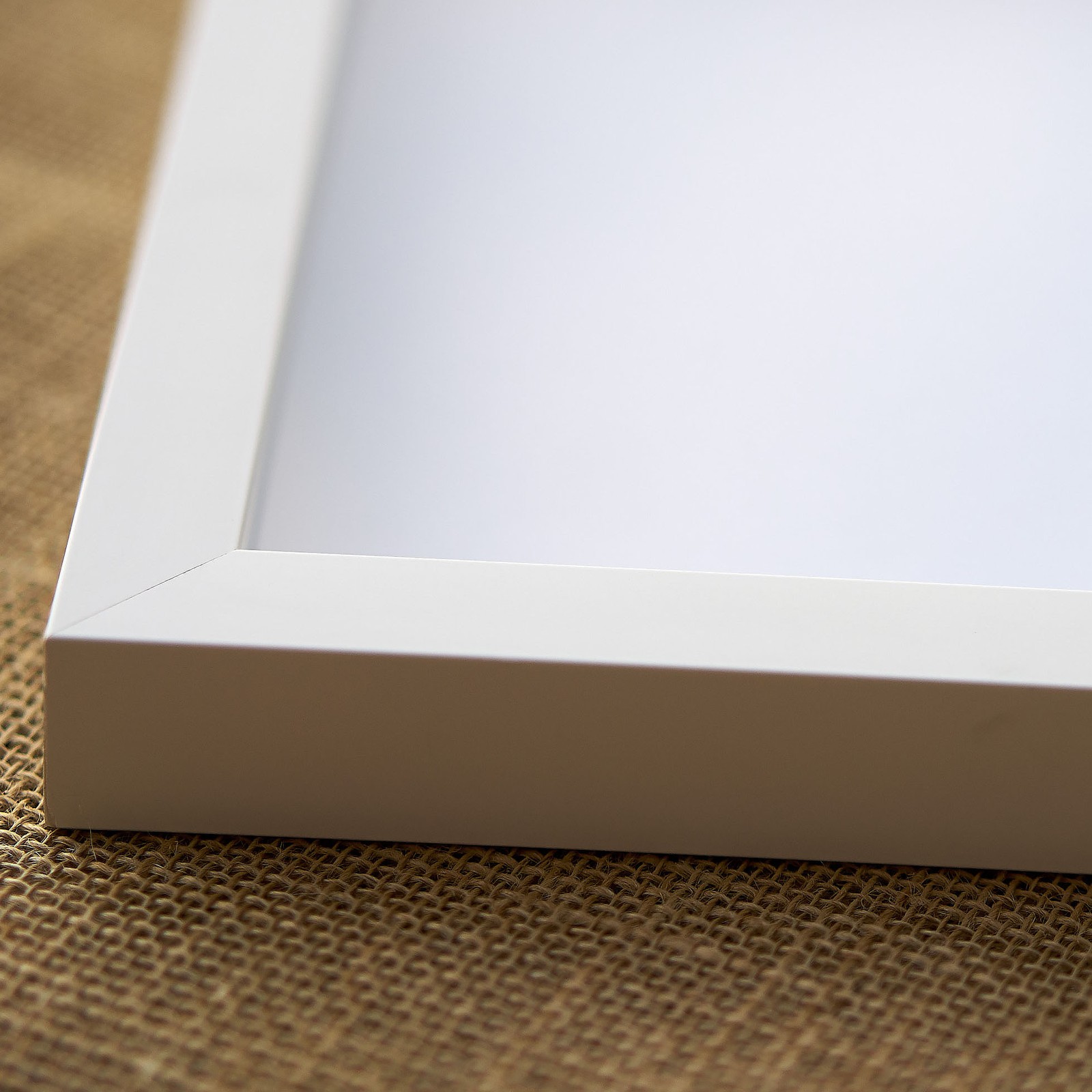 24x36 Shadow Box Frame White | 1 Inches Deep Real Wood Contemporary Shadowbox Di gallery