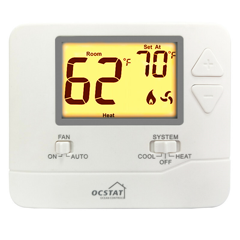 Digital Wall Electronic Non Programmable Thermostat STN-701 Heat / Cool gallery