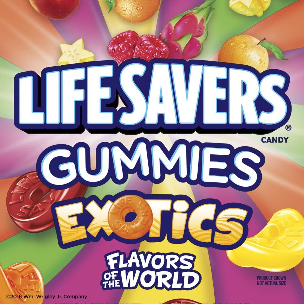 Exotics Gummy Candy, 7 oz Bag gallery