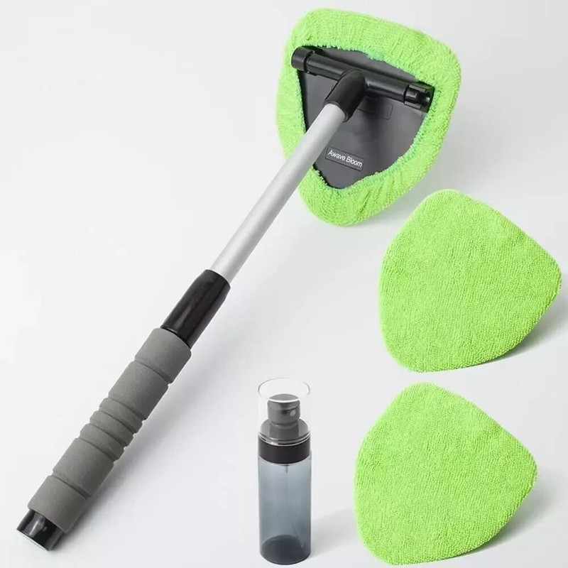 Windshield Cleaning Tool Kit Car Window Glass Wiper Cleaner Brush Pad Extendable gallery