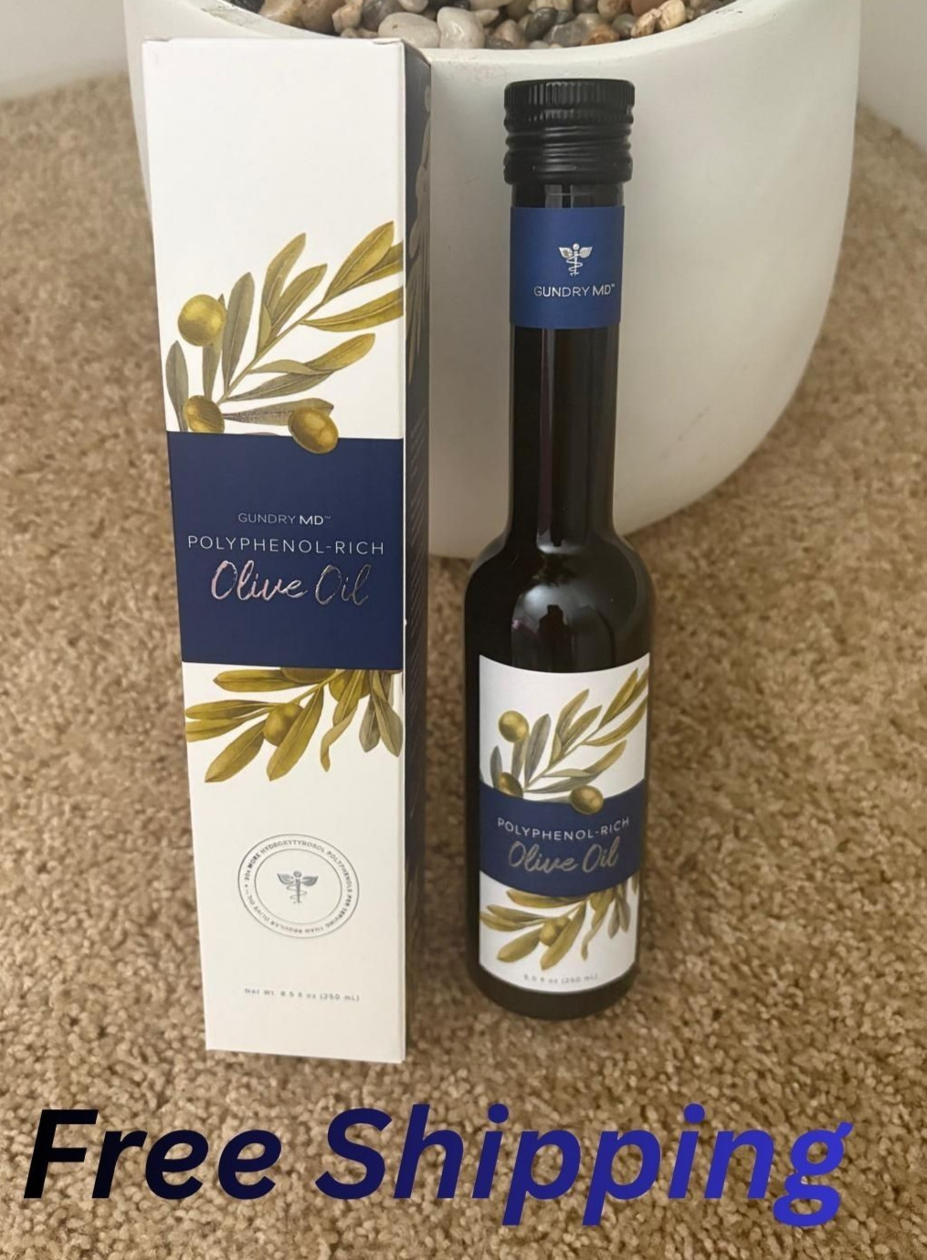 Gundry MD Organic Extra Virgin First Cold Press Moroccan Polyphenol Rich Olive gallery