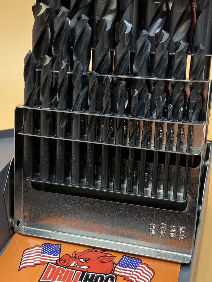 29 Pc Stub Length Drill Bit Set HI-Moly M7 Screw Machine Stubby Bit Drill Hog® gallery