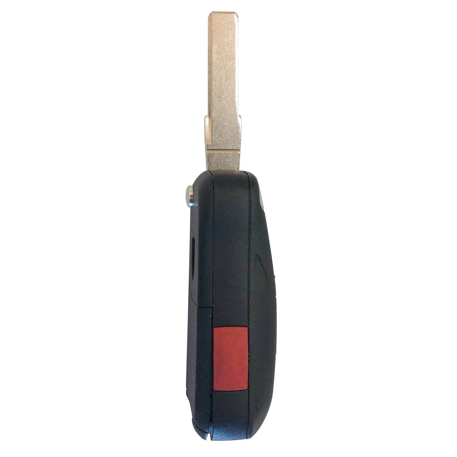 Replacement For 2006 2007 2008 2009 2010 2011 Porsche Cayenne Car Flip Key Fob R gallery