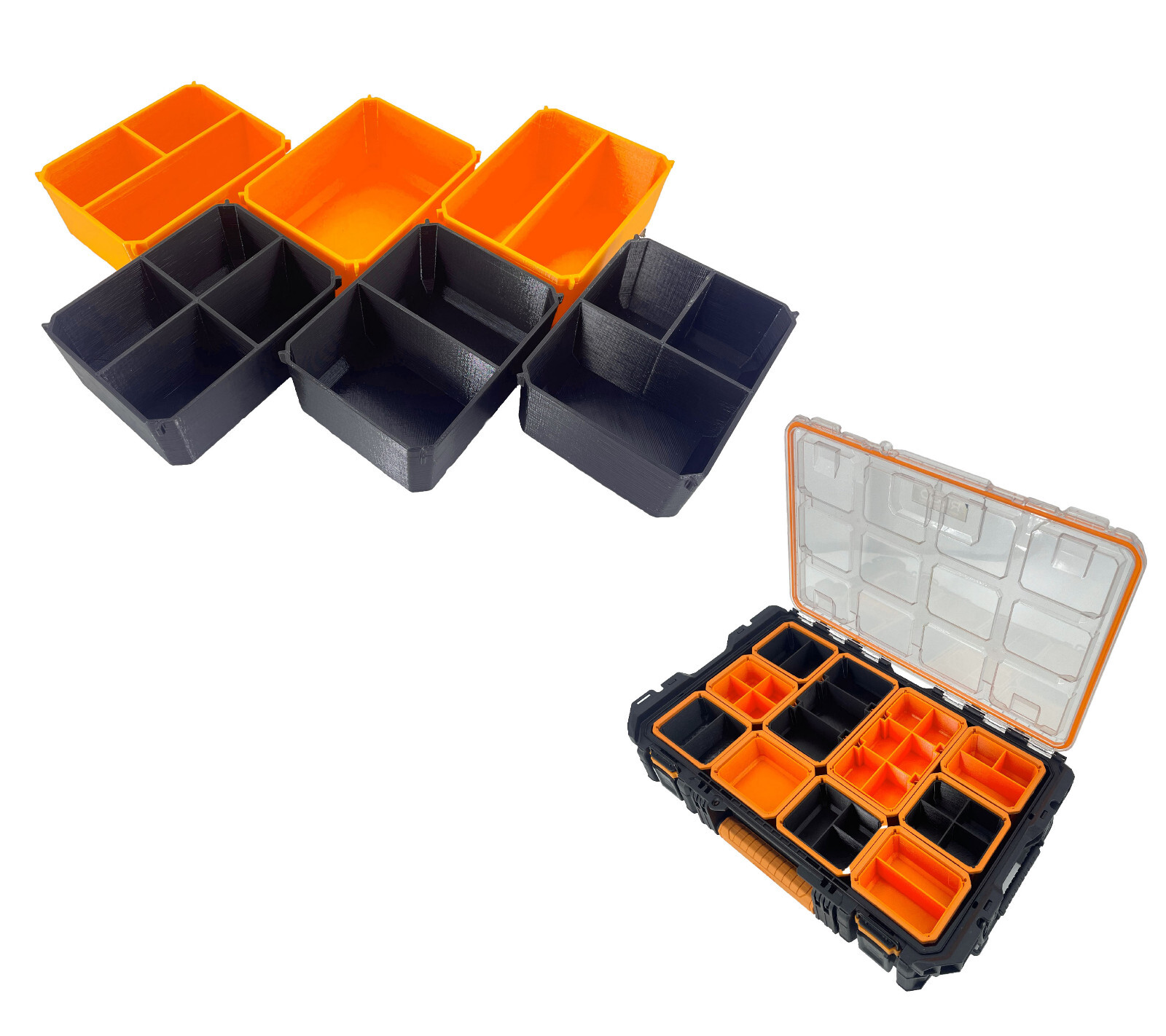 Ridgid Pro Gear Organizer Compatible Small Nesting Insert Bin gallery