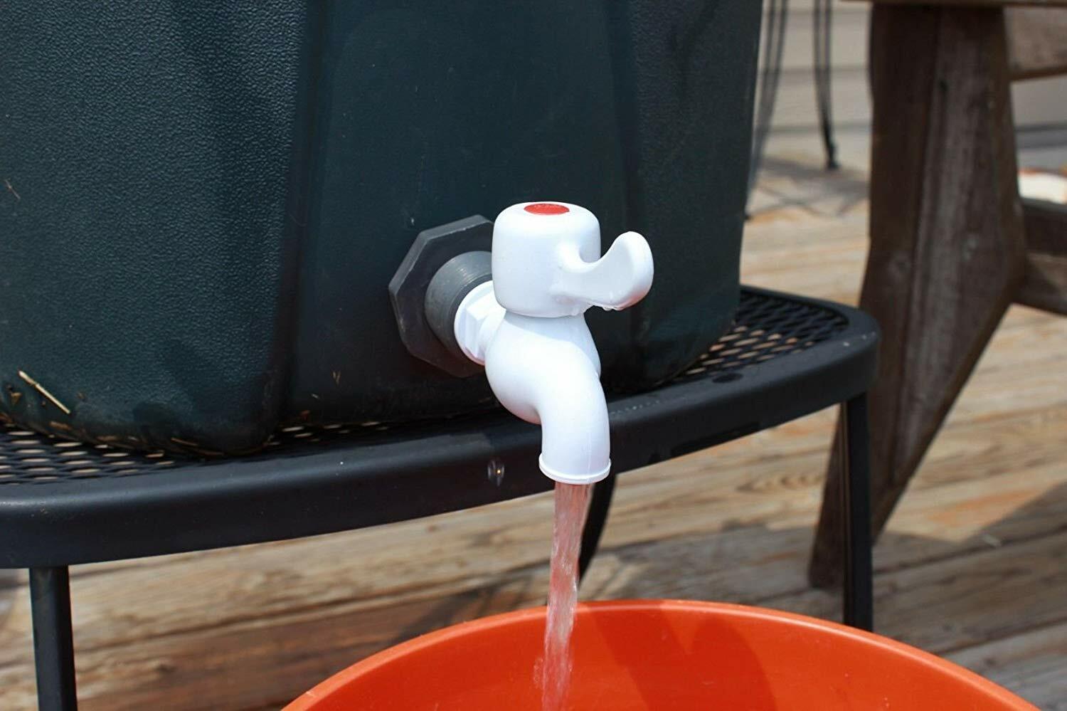 RAINPAL RBS100 Plastic Rain Barrel Spigot Kit(with Bulkhead Fitting) gallery
