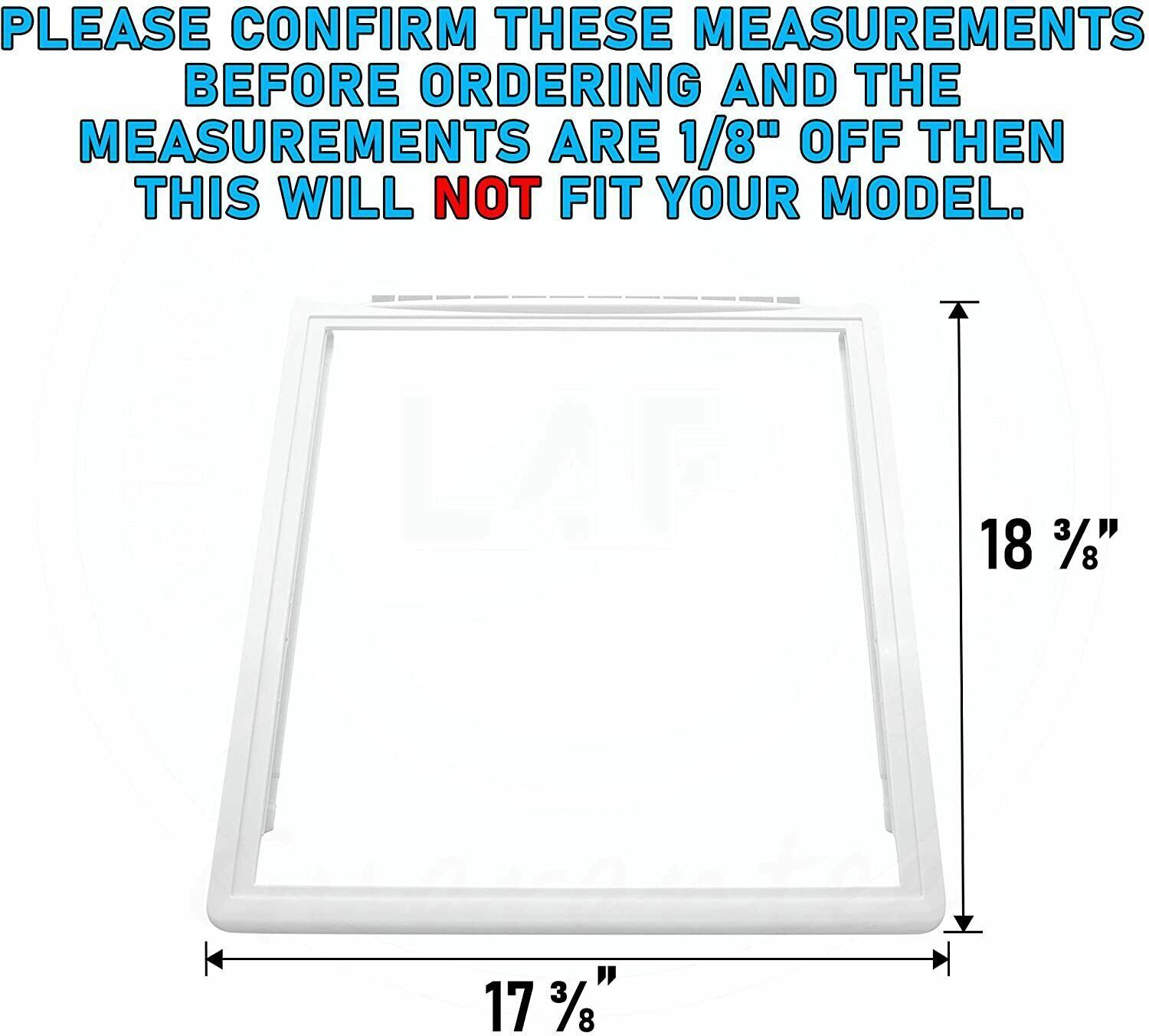 Meat Pan ( Top ) Shelf Frame Compatible with Frigidaire PS2363832 241969501 gallery