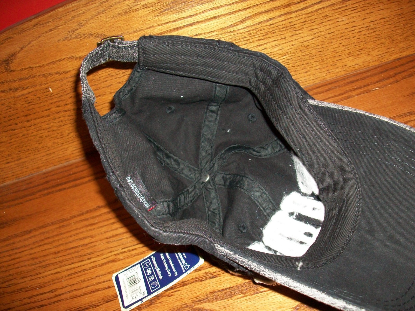 "RIDE" Black and GRAY-Distressed Ball Cap-NWT-Ships FREE gallery