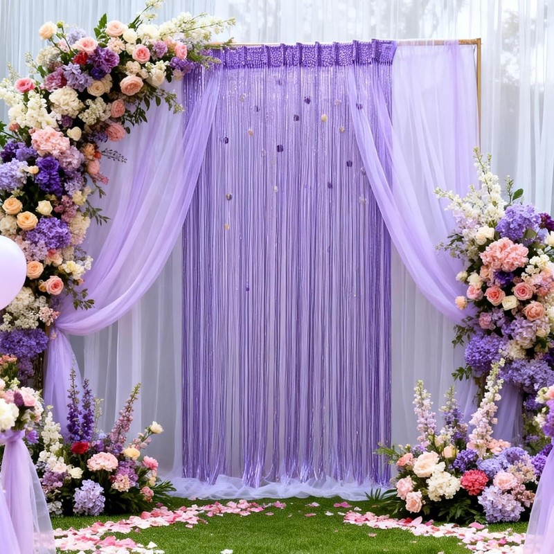 39x78in Decorative Sequin String Curtains - Effortless Boho Chic for Doorways gallery