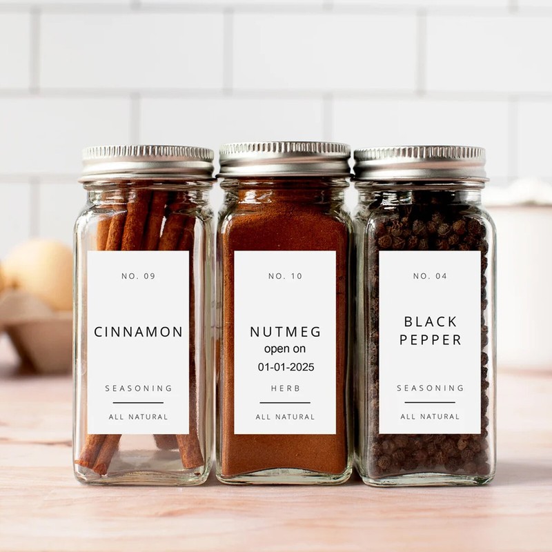 NIIMBOT B1 Label Maker Printable Kitchen Pantry Labels, DIY Spice Jar Labels gallery