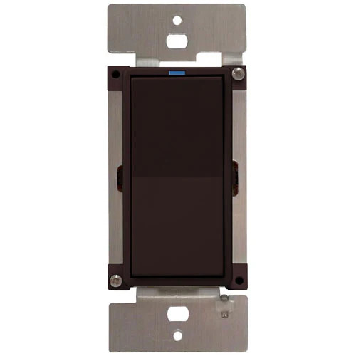 PCS PulseWorx UPB LED/CFL Dimmer Wall Switch, 600W, Brown (WS1DL-6-BR) gallery