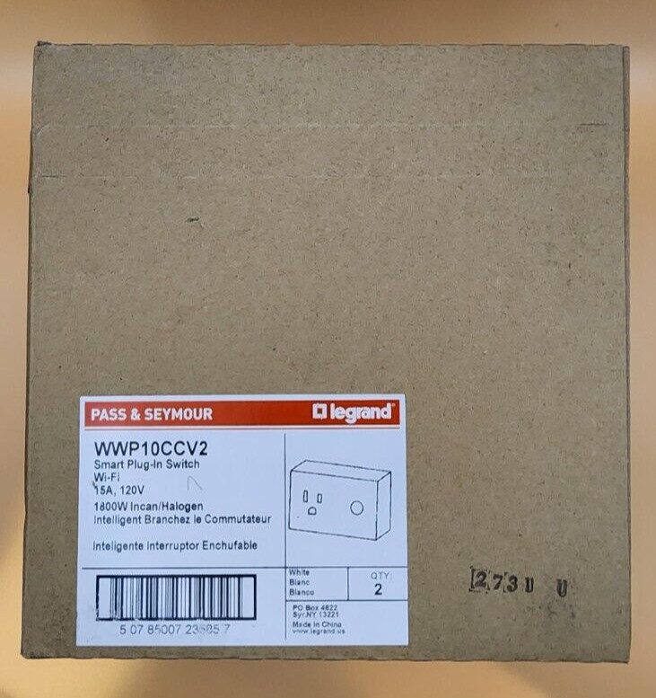Legrand Smart Plug-In Switch White- No Hub Required! 2 Pack gallery