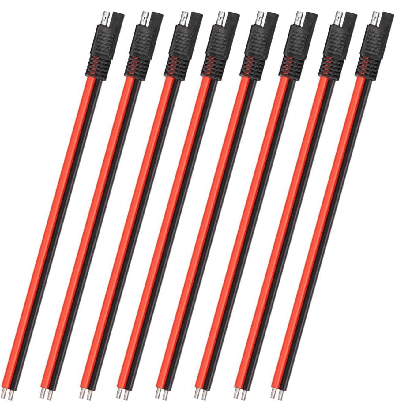 8 Pack 10AWG SAE Connector Extension Cable Quick Connector Disconnect Plug SAE gallery