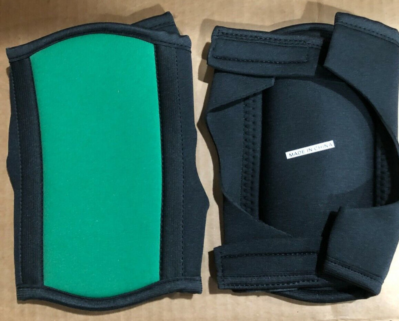 KNEE PADS ADJUSTABLE WATERPROOF E9170 COLOR GREEN/BLACK NEW FREE SHIPPING gallery