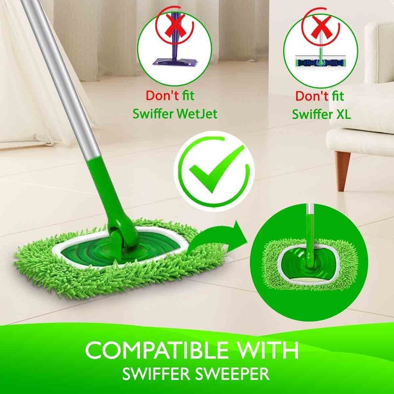 Reusable Microfiber Mop Pads - Washable & Eco-Friendly Cleaning Solution gallery