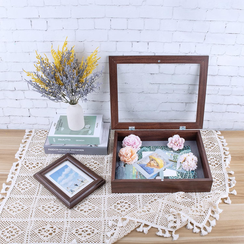 , 11X14 Shadow Box Frame Display Case, 2-Inch Depth, Great for Collages, Collect gallery