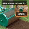 Compost and Peat Moss Spreader Roller 24In-Top Dressing Lawn and Garden Spreader gallery